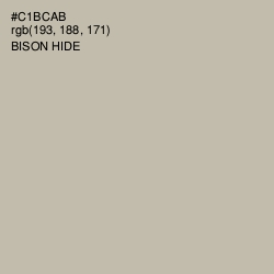 #C1BCAB - Bison Hide Color Image